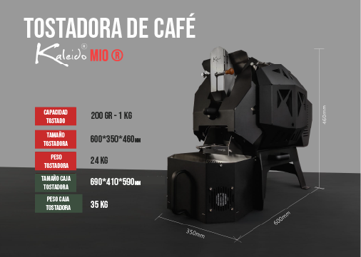 Tostadora de Cafe Kaleido Sniper M10 DUAL