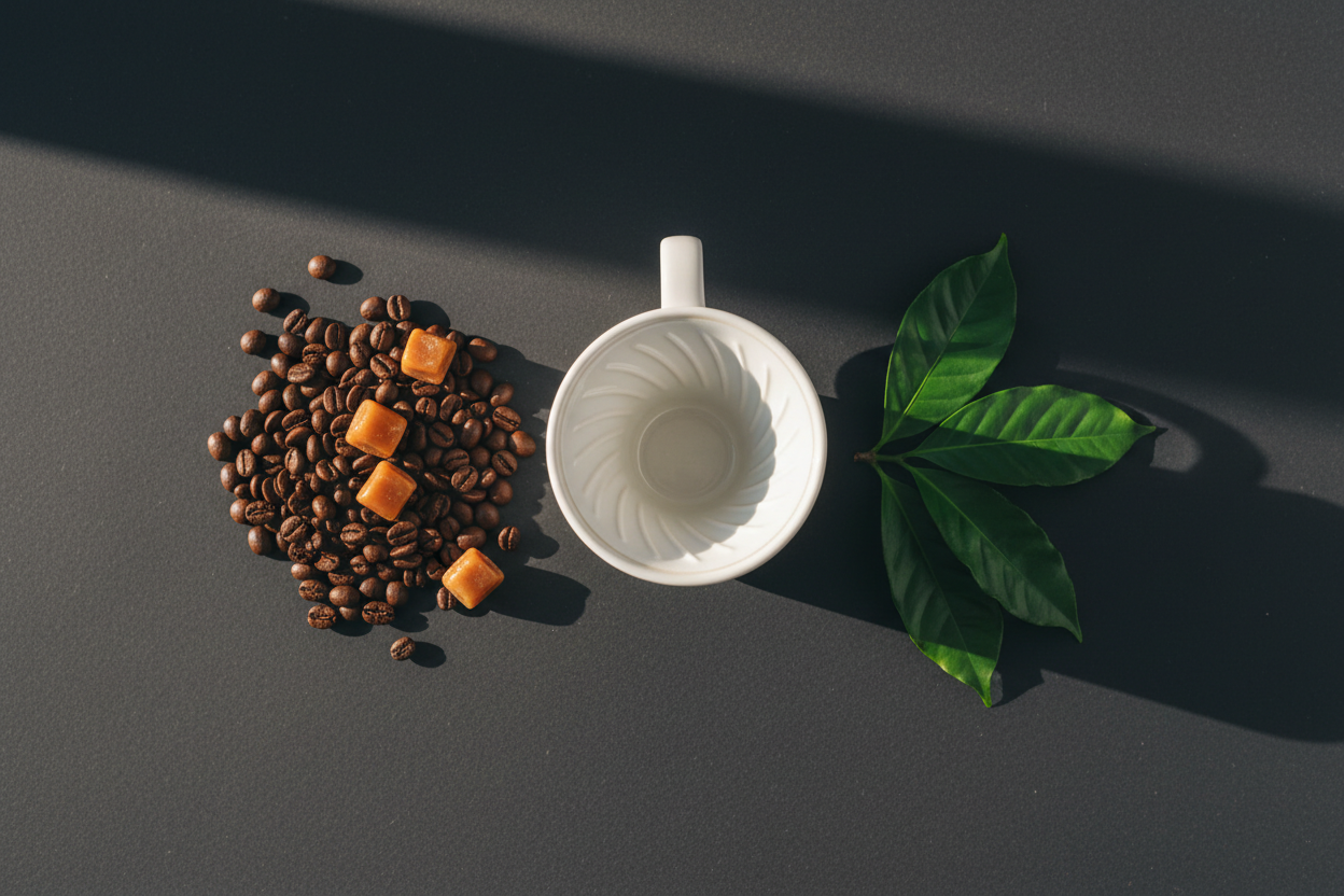 Flat lay V60 Colombia Caldas