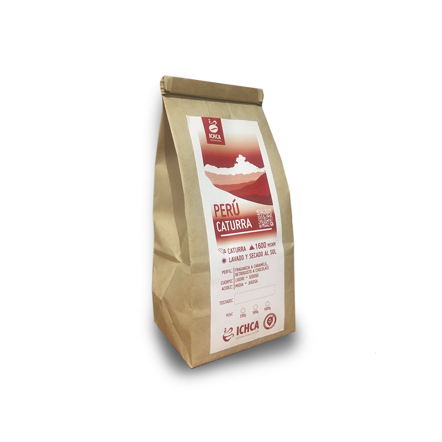 BOLSA CAFE KRAFT SIN VÁLVULA 250 GR