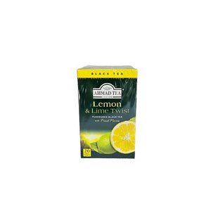 TÉ NEGRO AHMAD LIMÓN Y UN TOQUE DE LIMA (20 SACHETS)