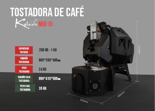 Tostadora de Cafe Kaleido Sniper M10 DUAL