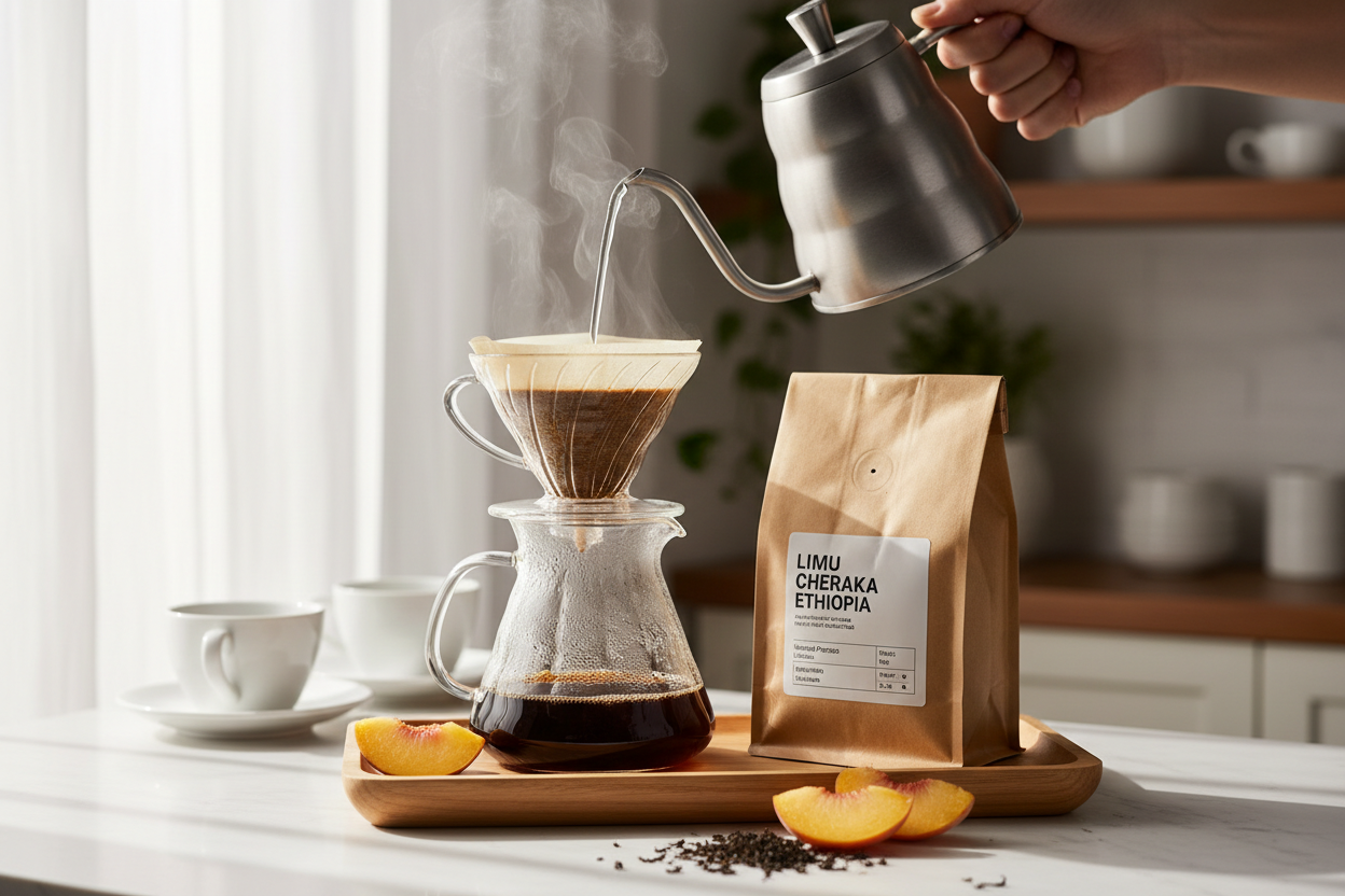 Preparación Pour Over Limu Cheraka