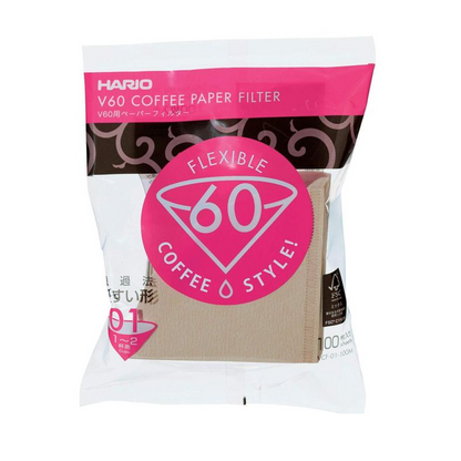 BOLSA DE 100 FILTROS CAFETERA HARIO V60
