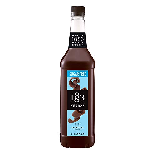 SIROUP JARABE 1883  CHOCOLATE SIN AZUCAR 1 LITRO