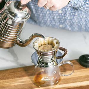 CAFETERA DRIPPER KALITA WAVE 155 METÁLICA