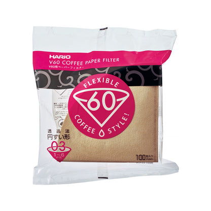 BOLSA DE 100 FILTROS CAFETERA HARIO V60